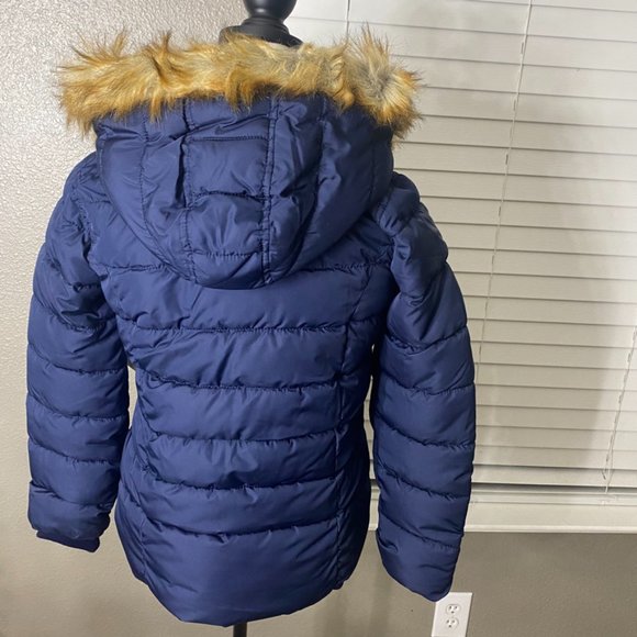 Old Navy blue puffer jacket - Picture 6 of 7